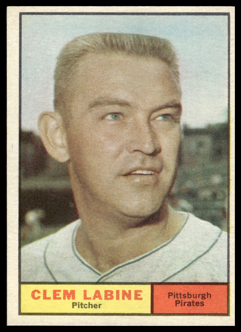 1961 Topps #22 Clem Labine Pittsburgh Pirates Excellent