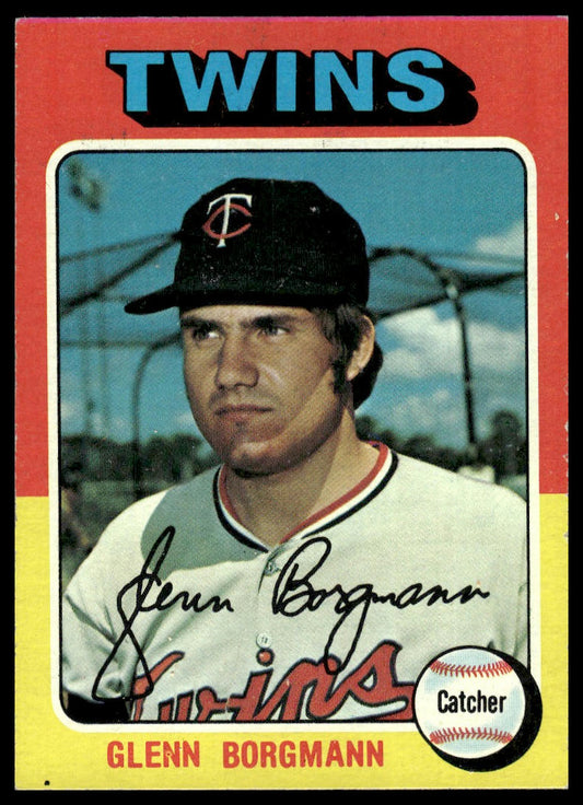 1975 Topps #127 Glenn Borgmann Minnesota Twins Excellent