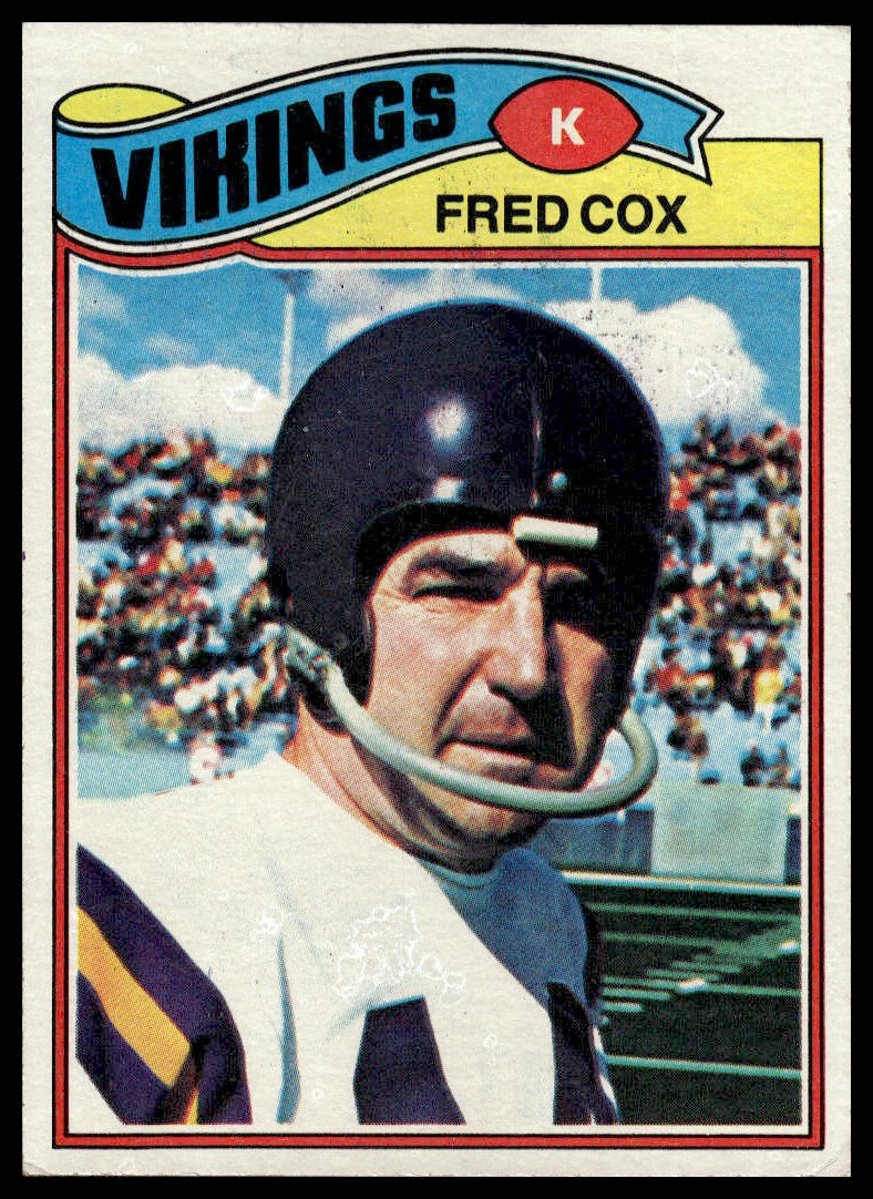 1977 Topps #46 Fred Cox Minnesota Vikings VG-EX