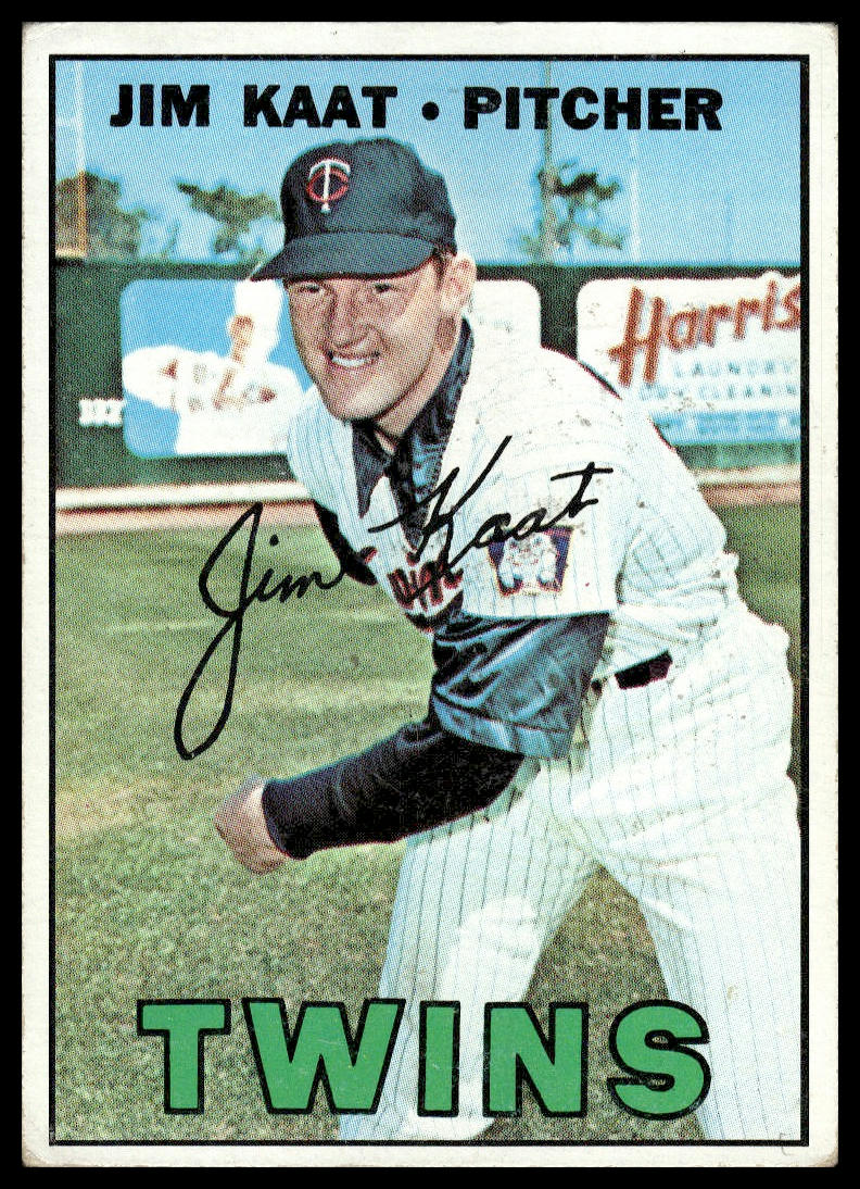1967 Topps #300 Jim Kaat Minnesota Twins VG-EX