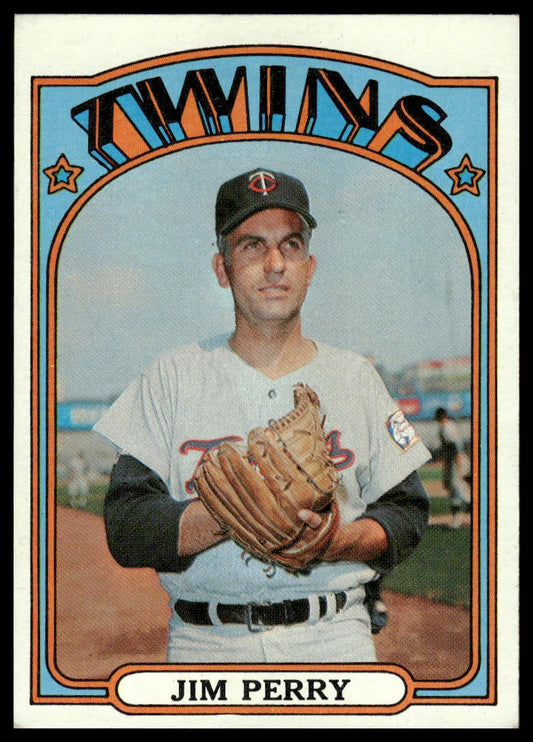 1972 Topps #220 Jim Perry Minnesota Twins Excellent