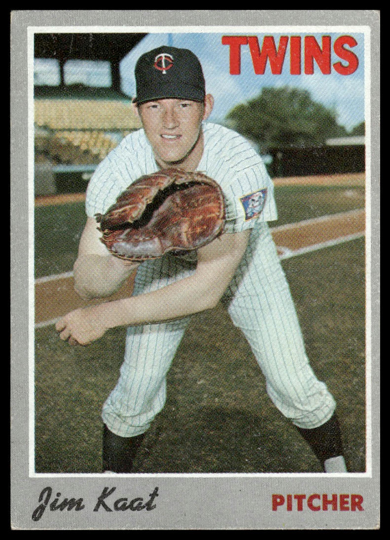 1970 Topps #75 Jim Kaat Minnesota Twins VG-EX