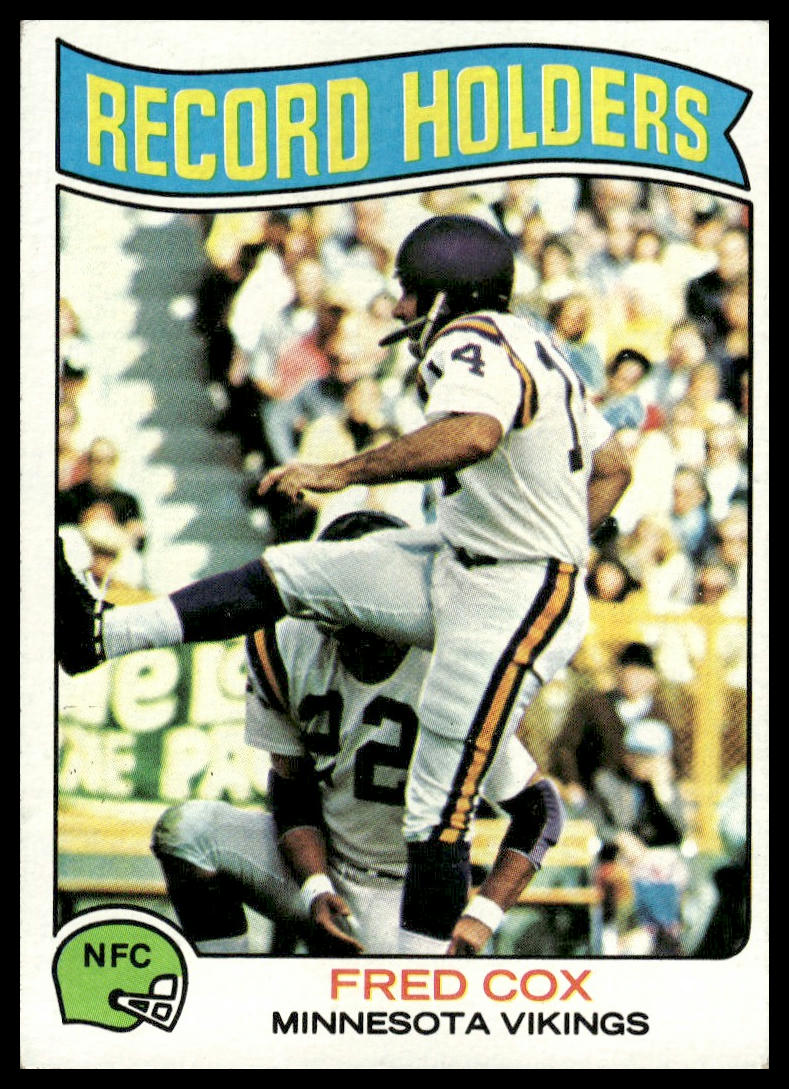 1975 Topps #352 Fred Cox Minnesota Vikings VG-EX