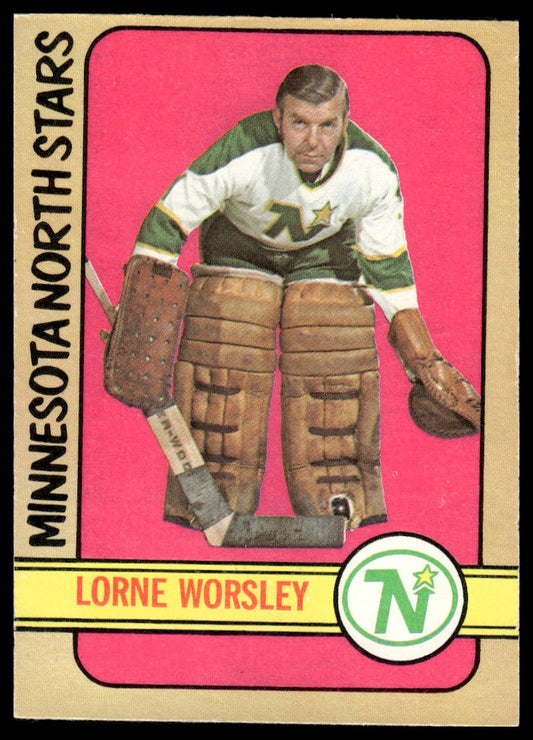 1972-73 O-Pee-Chee #28 Lorne Worsley Minnesota North Stars VG-EX