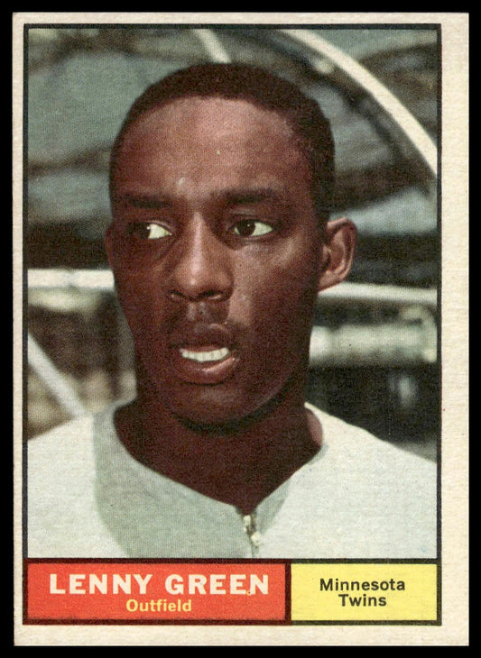 1961 Topps #4 Lenny Green Minnesota Twins Excellent