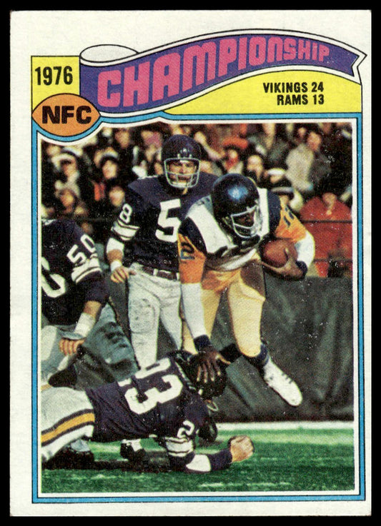 1977 Topps #527 1976 NFC Championship VG-EX