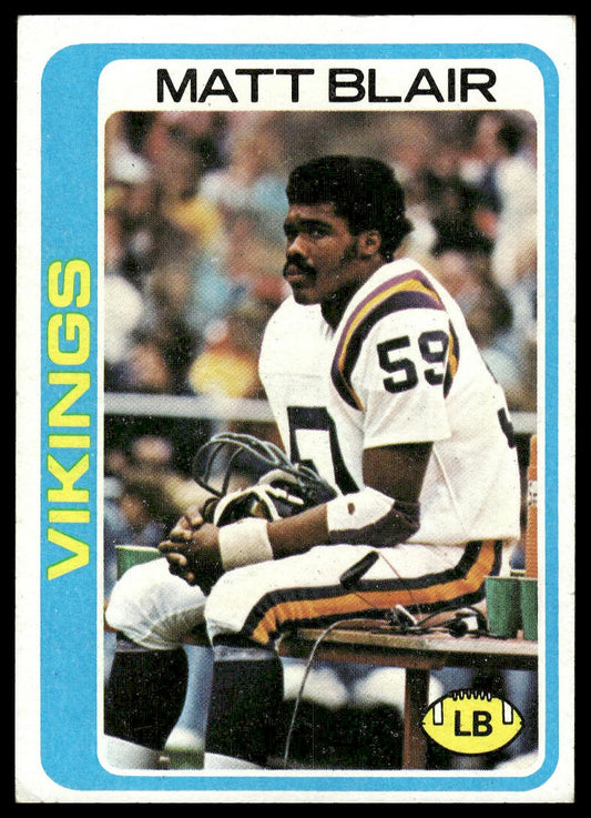 1978 Topps #469 Matt Blair Minnesota Vikings EX