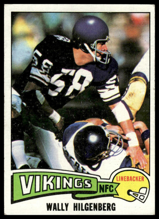 1975 Topps #469 Wally Hilgenberg Minnesota Vikings VG-EX