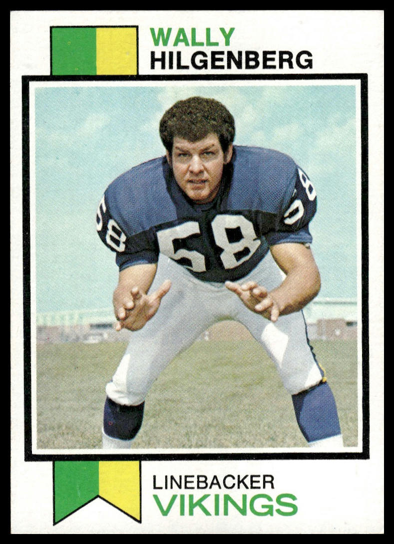 1973 Topps #147 Wally Hilgenberg Minnesota Vikings Rookie Excellent