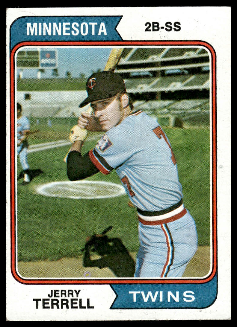 1974 Topps #481 Jerry Terrell Minnesota Twins Rookie VG-EX