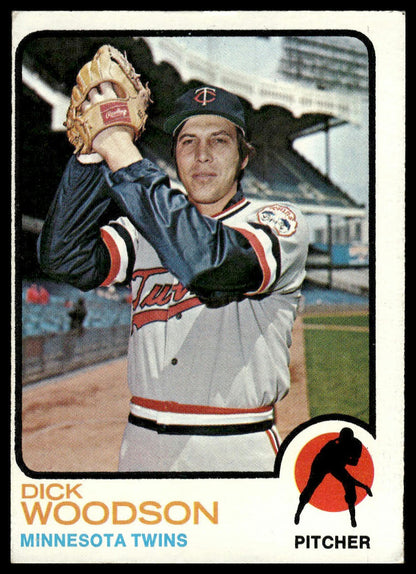 1973 Topps #98 Dick Woodson Minnesota Twins VG-EX