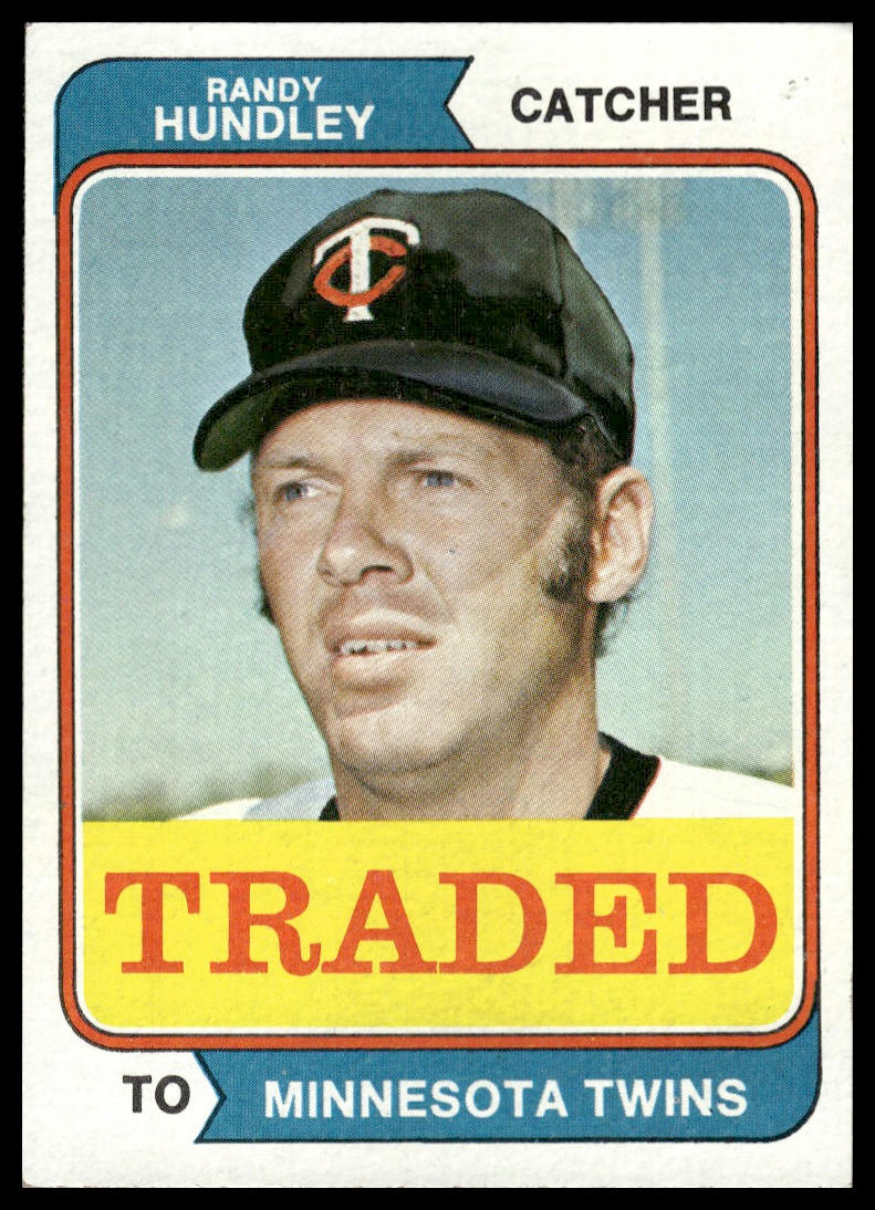 1974 Topps #319T Randy Hundley Minnesota Twins EX