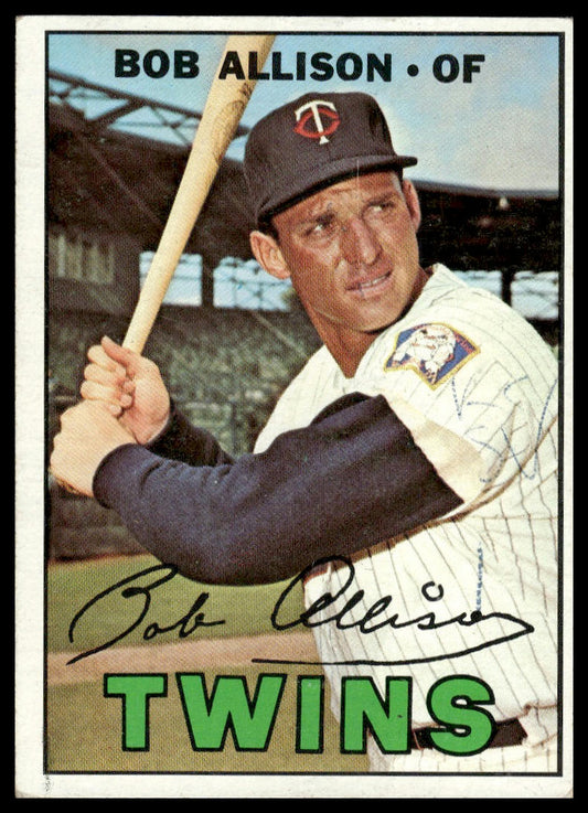 1967 Topps #194 Bob Allison Minnesota Twins EX