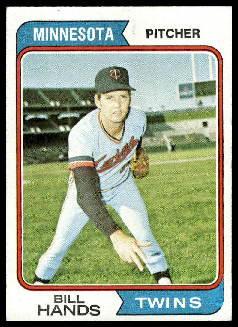 1974 Topps #271 Bill Hands Minnesota Twins Excellent