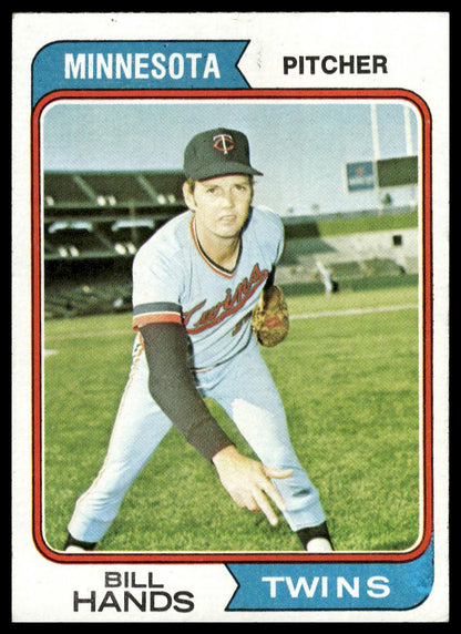 1974 Topps #271 Bill Hands Minnesota Twins Excellent