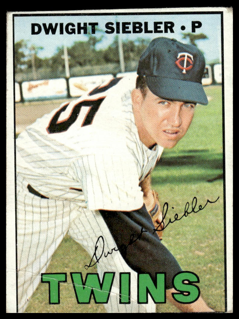 1967 Topps #164 Dwight Siebler Minnesota Twins Very Good