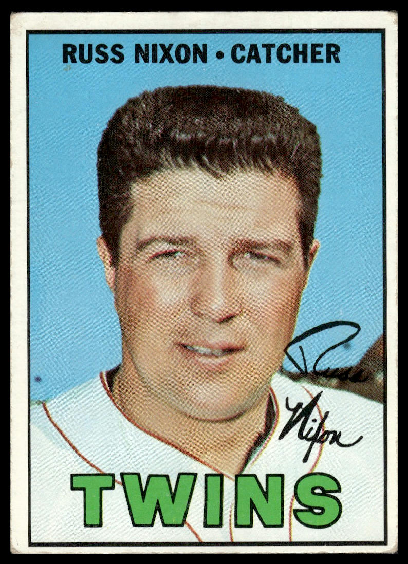1967 Topps #446 Russ Nixon Minnesota Twins Very Good