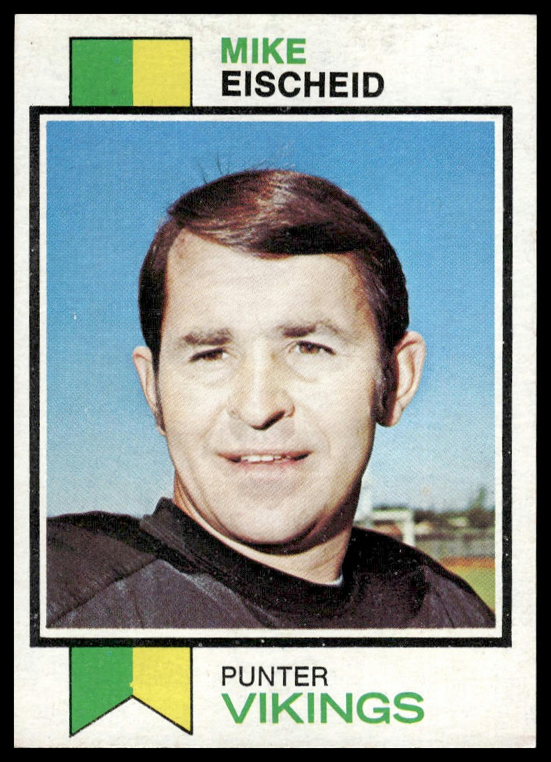 1973 Topps #112 Mike Eischeid Minnesota Vikings Excellent