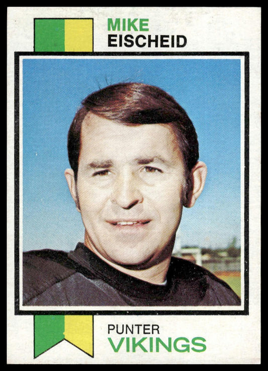 1973 Topps #112 Mike Eischeid Minnesota Vikings Excellent