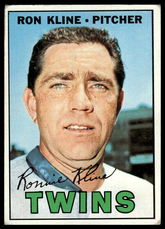 1967 Topps #133 Ron Kline Minnesota Twins Very Good