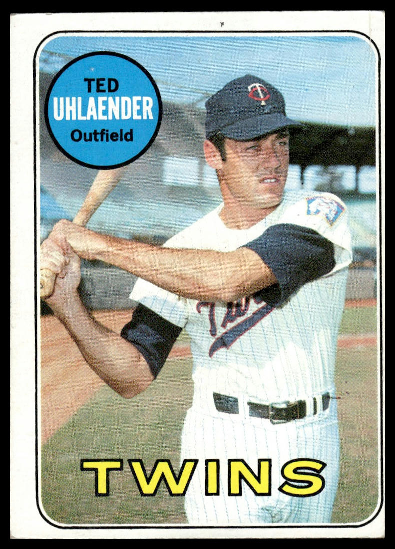 1969 Topps #194 Ted Uhlaender Minnesota Twins Very Good