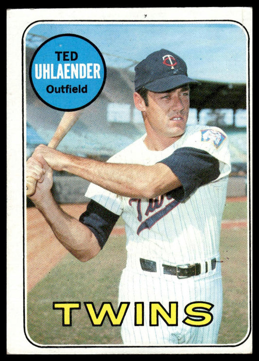 1969 Topps #194 Ted Uhlaender Minnesota Twins Very Good