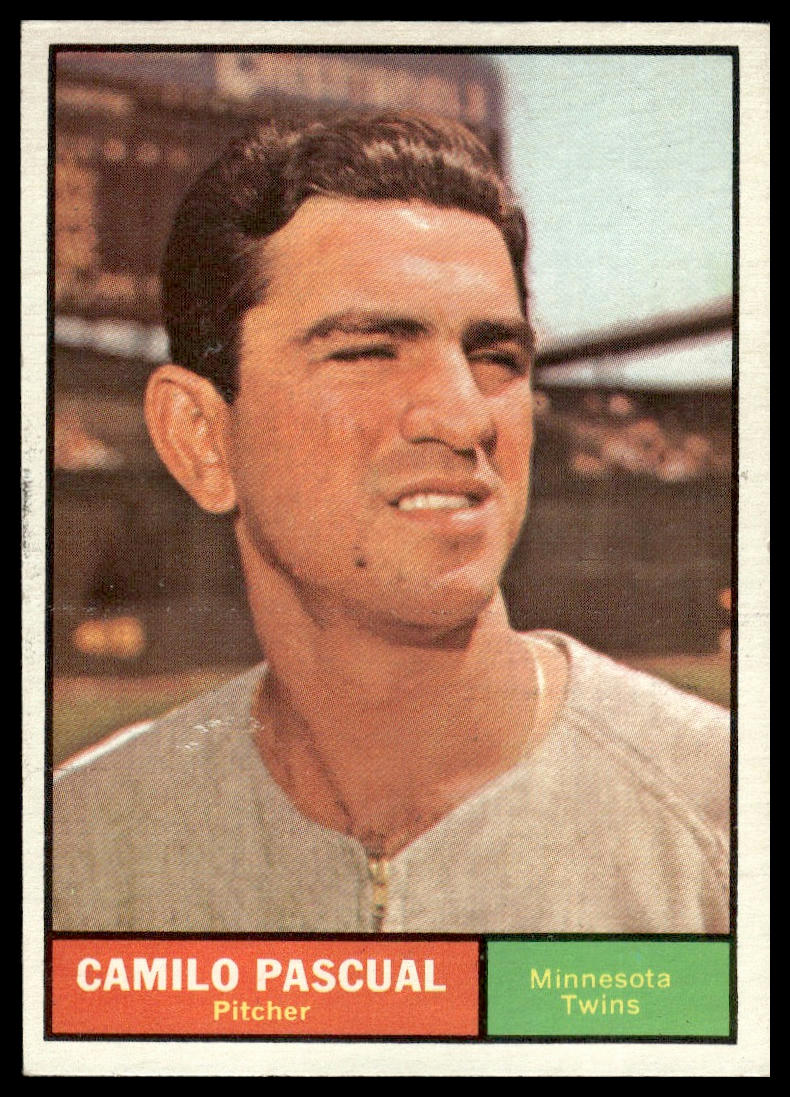 1961 Topps #235 Camilo Pascual Minnesota Twins Excellent
