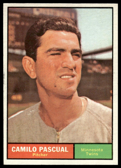 1961 Topps #235 Camilo Pascual Minnesota Twins Excellent