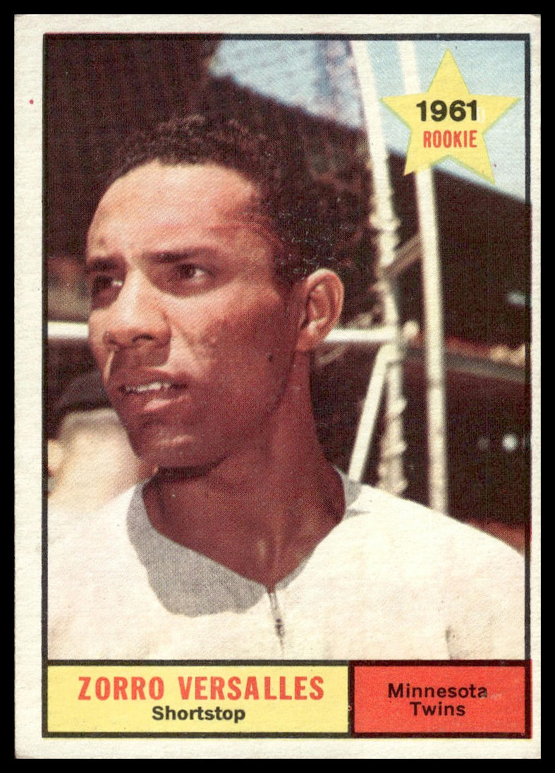 1961 Topps #21 Zoilo Versalles Minnesota Twins Rookie VG-EX