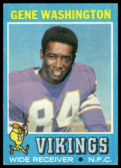 1971 Topps #130 Gene Washington Minnesota Vikings VG-EX