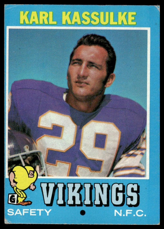 1971 Topps #46 Karl Kassulke Minnesota Vikings Rookie Very Good
