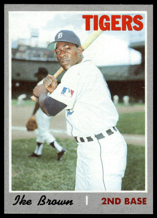 1970 Topps #152 Ike Brown Detroit Tigers Rookie Excellent