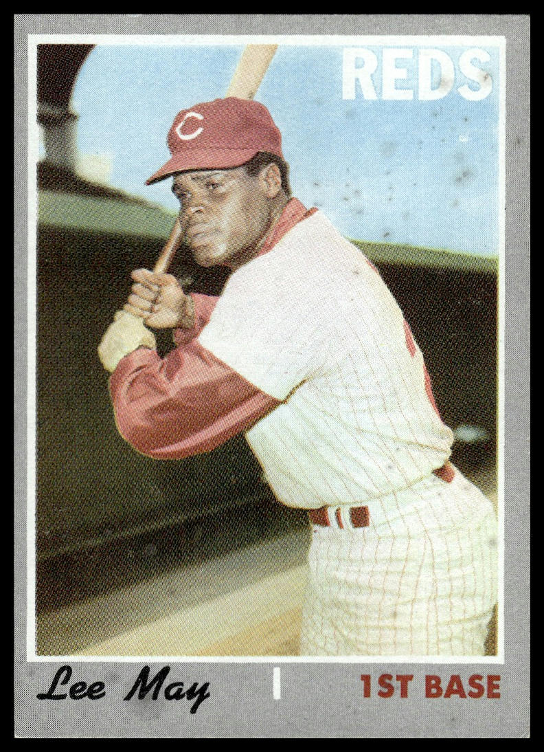 1970 Topps #225 Lee May Cincinnati Reds Very Good