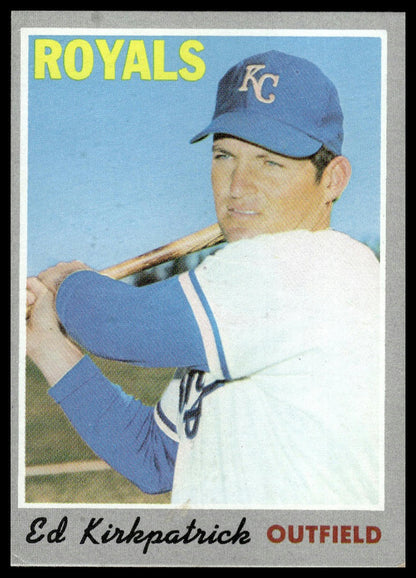 1970 Topps #165 Ed Kirkpatrick Kansas City Royals Excellent