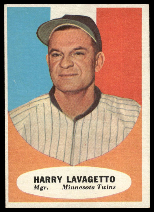 1961 Topps #226 Harry Lavagetto Minnesota Twins Excellent