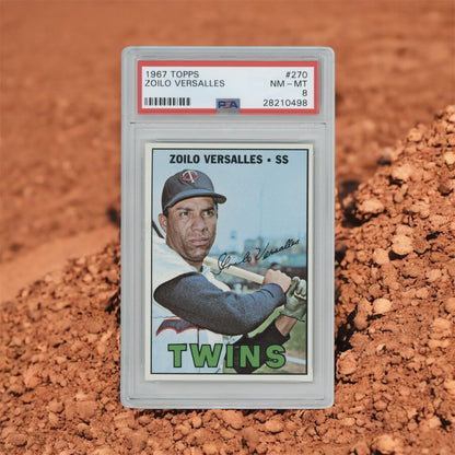 1967 Topps #270 Zoilo Versalles Minnesota Twins PSA 8 NM-MT