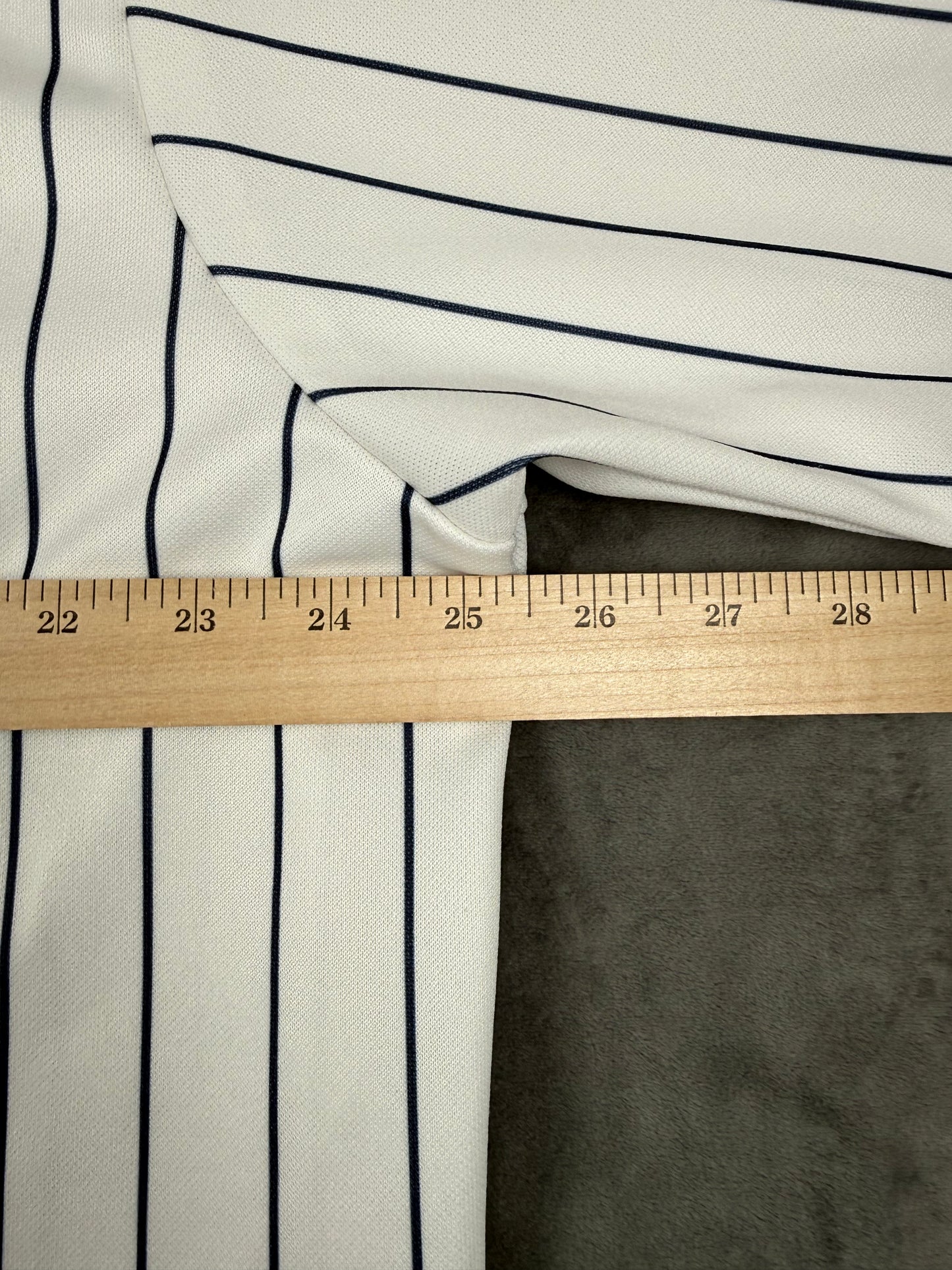 Minnesota Twins White Pinstripe Vintage Majestic Home Jersey Size XL