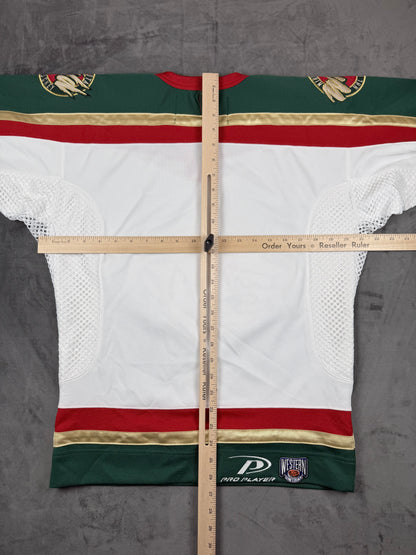 Minnesota Wild Pro Player Vintage White Hockey Jersey Size Small